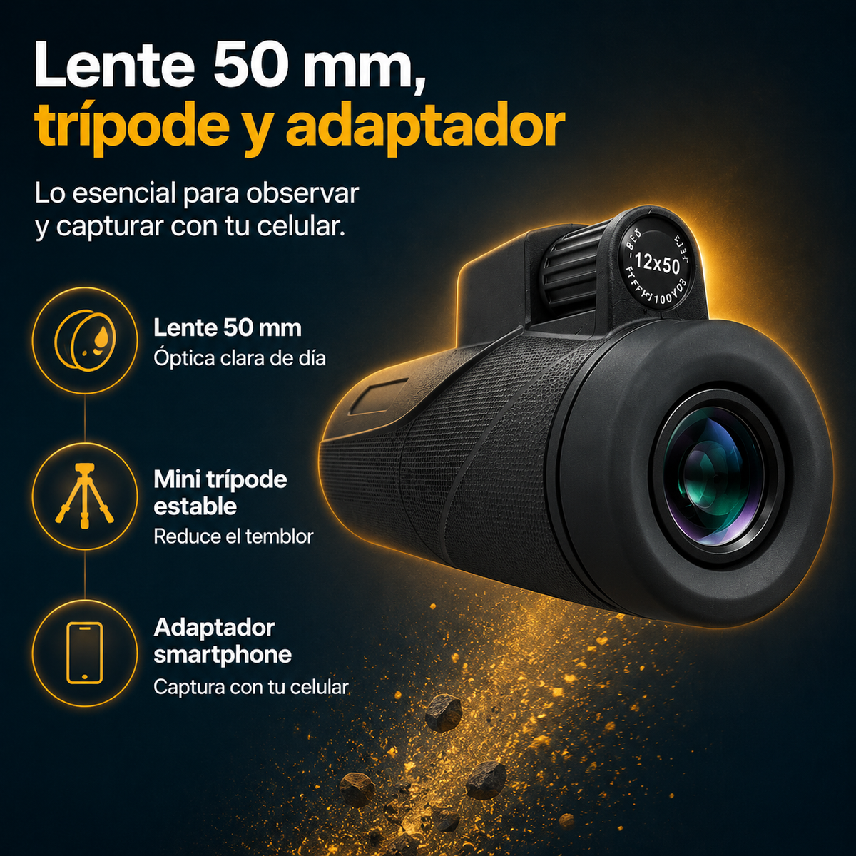 Monocular Telescópico HD Visión Nocturna