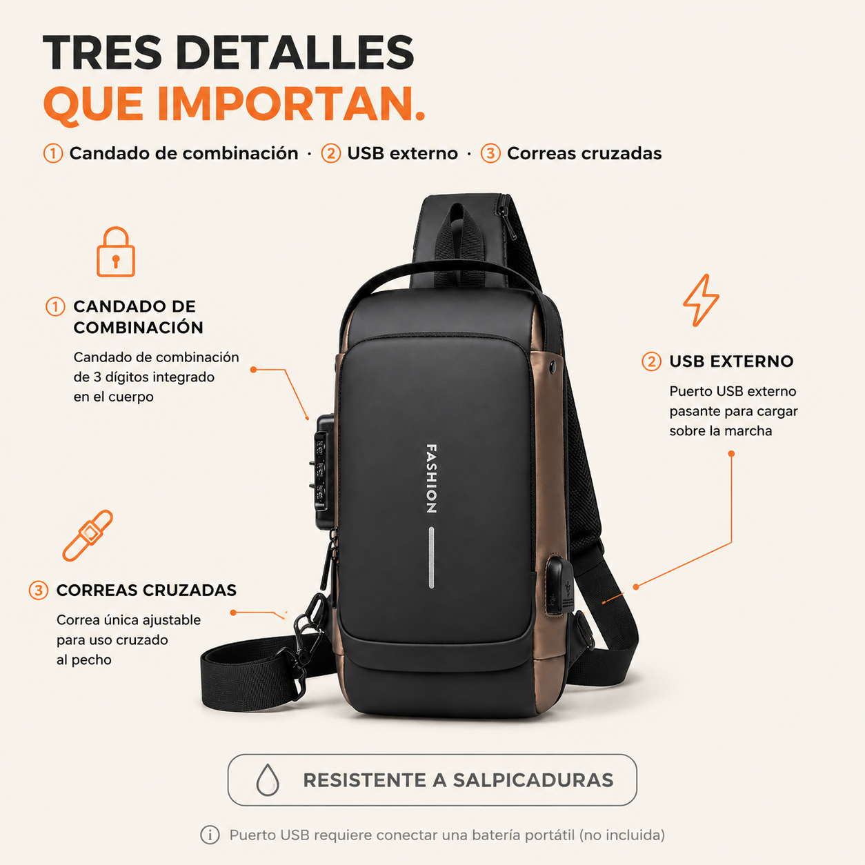 MOCHILA - MANOSLIBRES ANTIROBOS