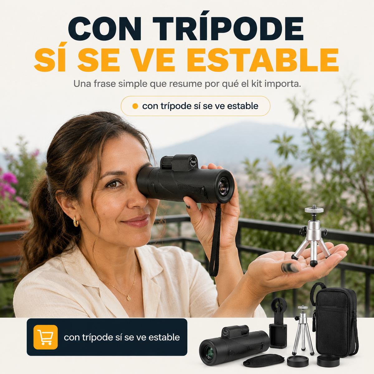 Monocular Telescópico HD Visión Nocturna